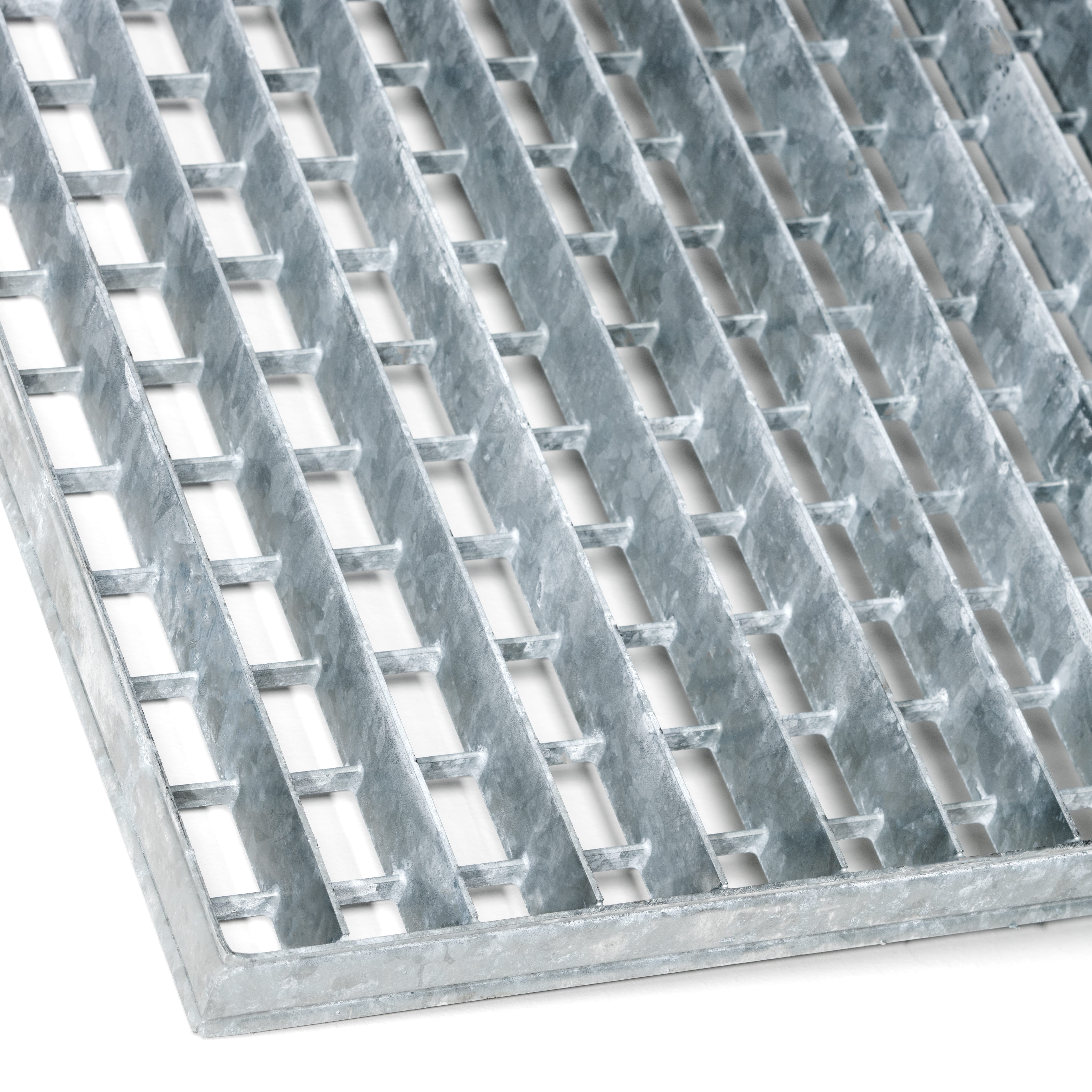 KSX 2000 Gitterrostboden KAR-SB-Regal, 1200x1200 mm, Traglast 12,26 kg/m², Stahl verzinkt - RAECKS