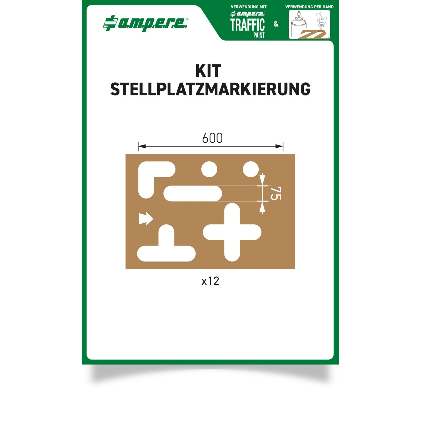 RMX Schablonen KIT Stellplatzmarkierung