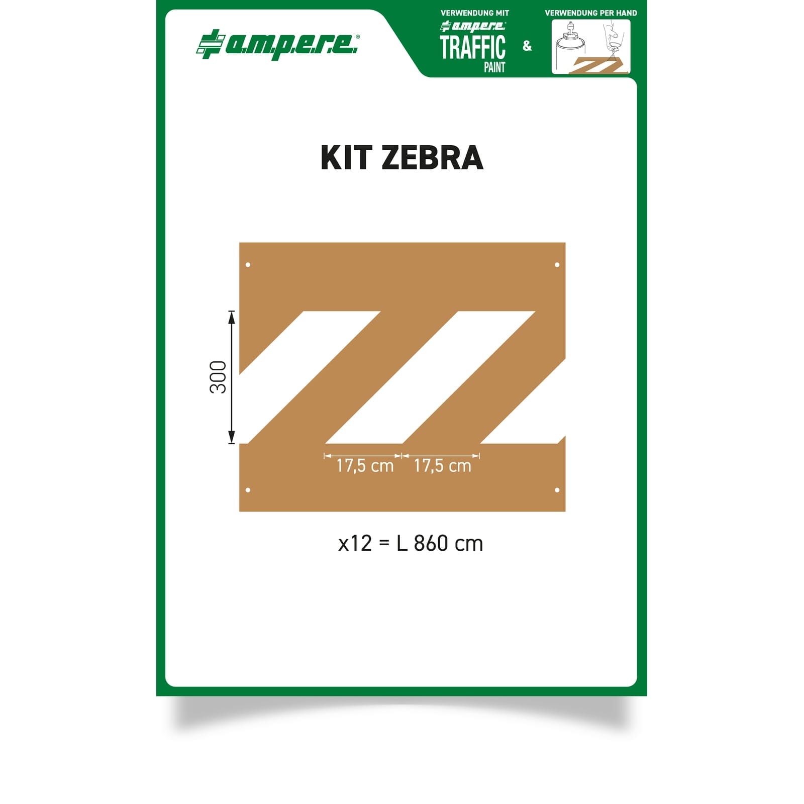 RMX Schablonen KIT Zebra