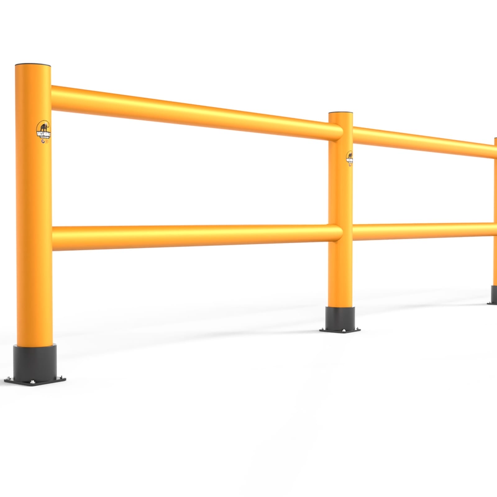 RMX Mammut Flex-leuning, geel — 6,00 m