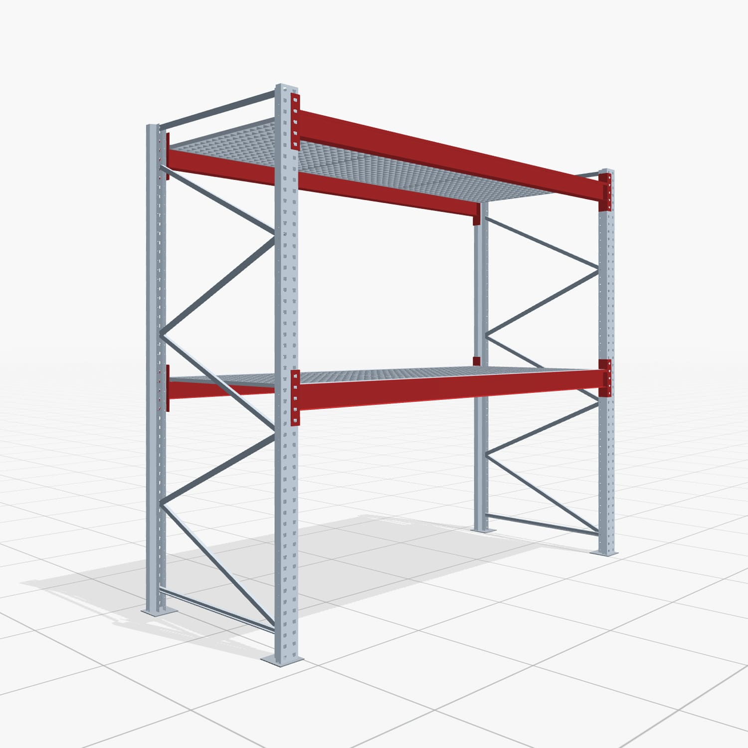 Palettenregale PRX 1000, Europalette, H: 2.600 mm, B: 2.900 mm, Palettengewicht: 1.250 kg, Palettenplätze: 9