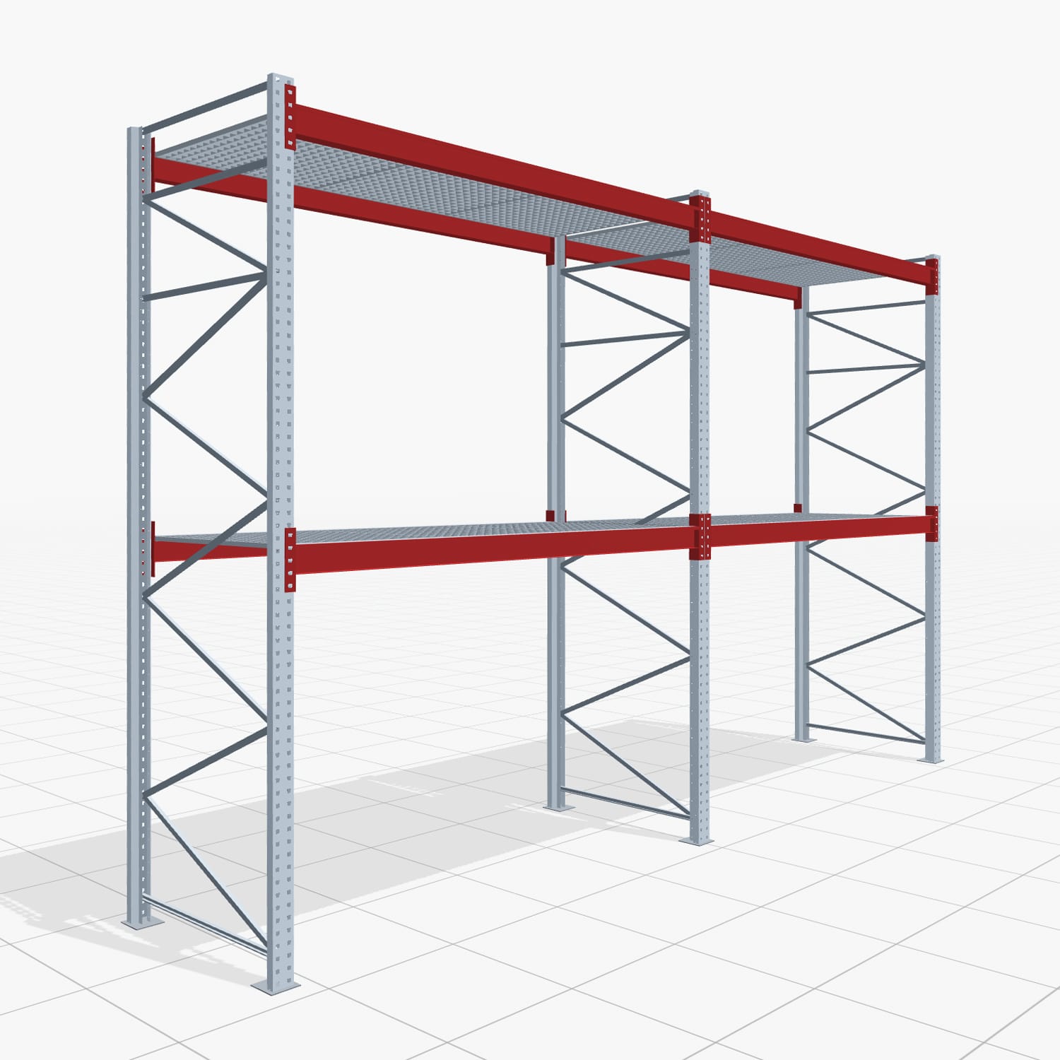 Palletstellingen PRX 1000, Europallet, H: 3.600 mm, B: 5.700 mm, Palletgewicht: 750 kg, Palletplaatsen: 18