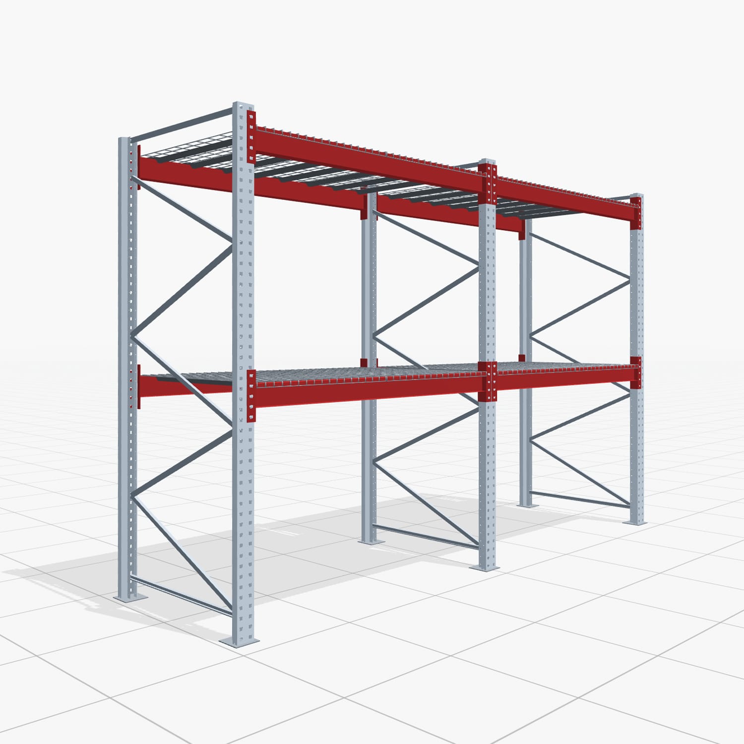 Palletstellingen PRX 1000, Europalette, H: 2.600 mm, B: 3.900 mm, Palletgewicht: 750 kg, Palletplaatsen: 12