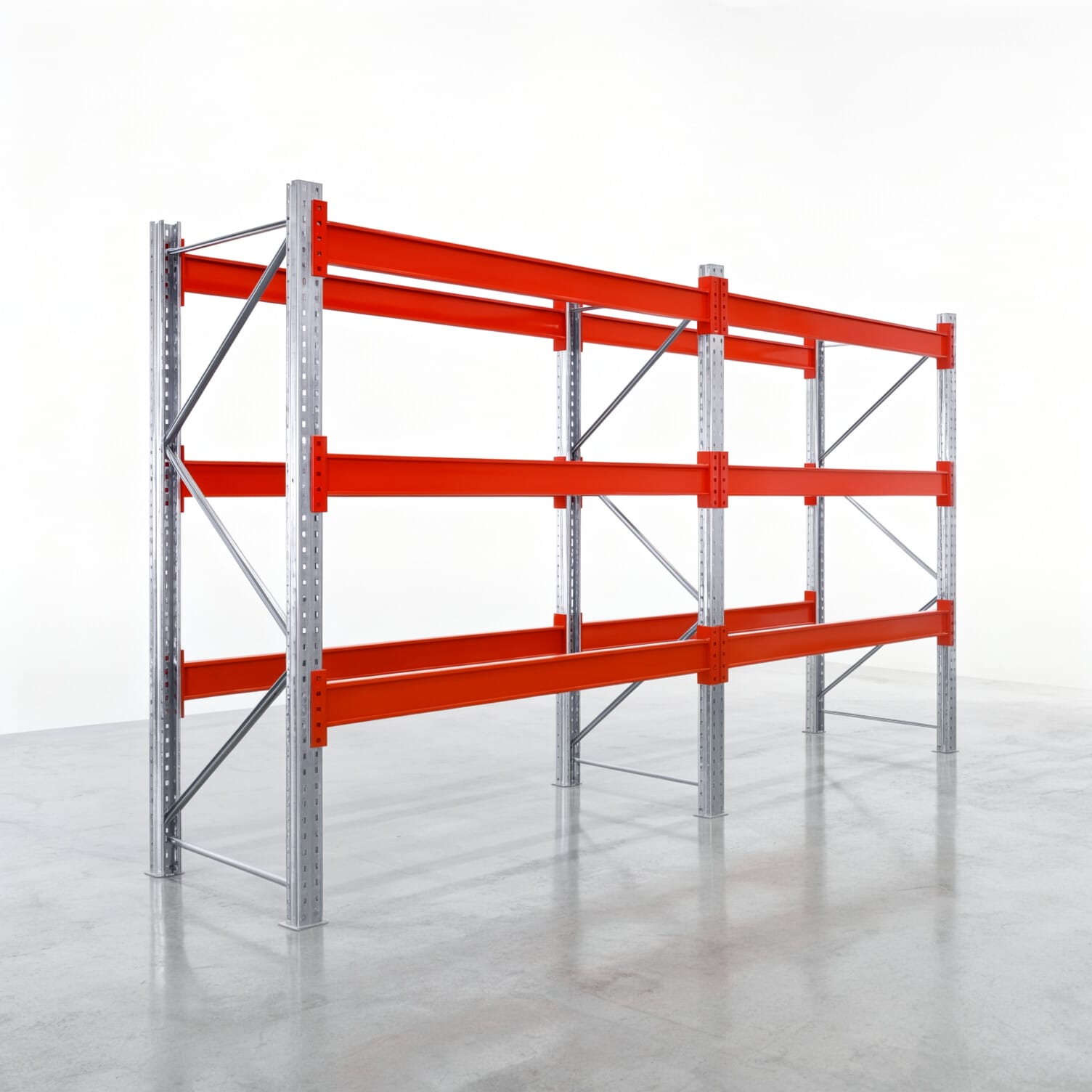 Palletstellingen PRX 1000, Europallet, H: 2.100 mm, B: 3.900 mm, Palletgewicht: 1.500 kg, Palletplaatsen: 16