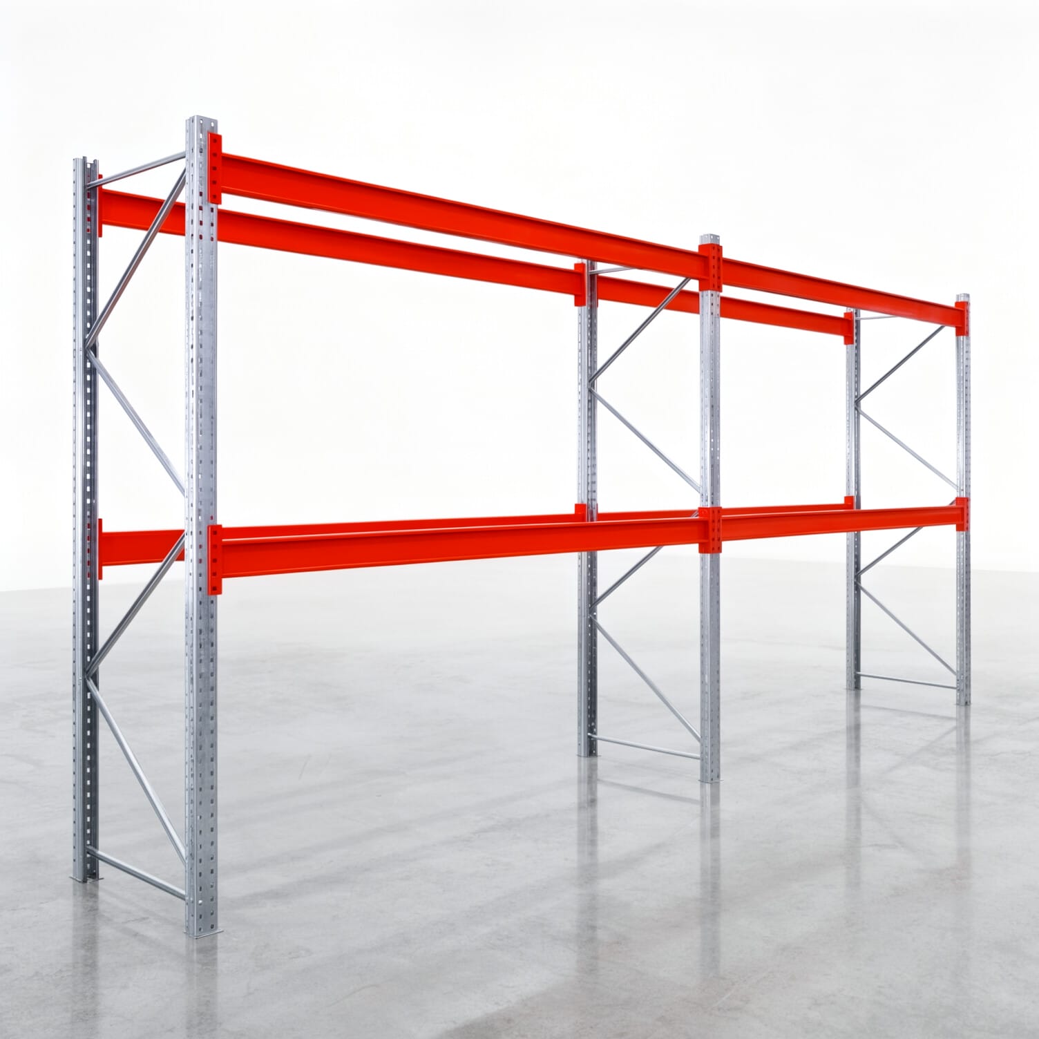 Palletstellingen PRX 1000, Europallet, H: 2.600 mm, B: 5.700 mm, Palletgewicht: 1.000 kg, Palletplaatsen: 18