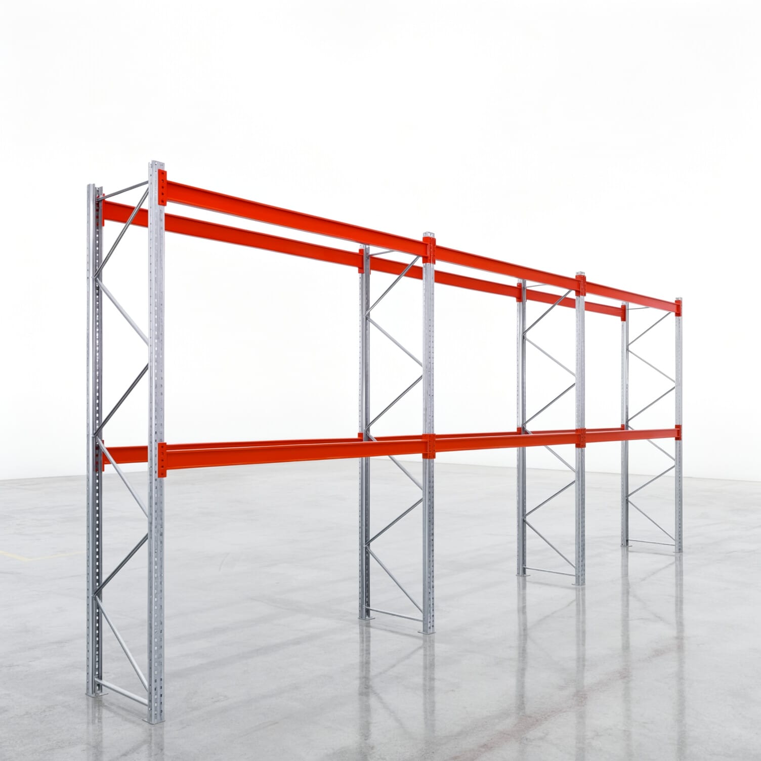 Palletstellingen PRX 1000, Europallet, H: 3.600 mm, B: 8.500 mm, Palletgewicht: 500 kg, Palletplaatsen: 27