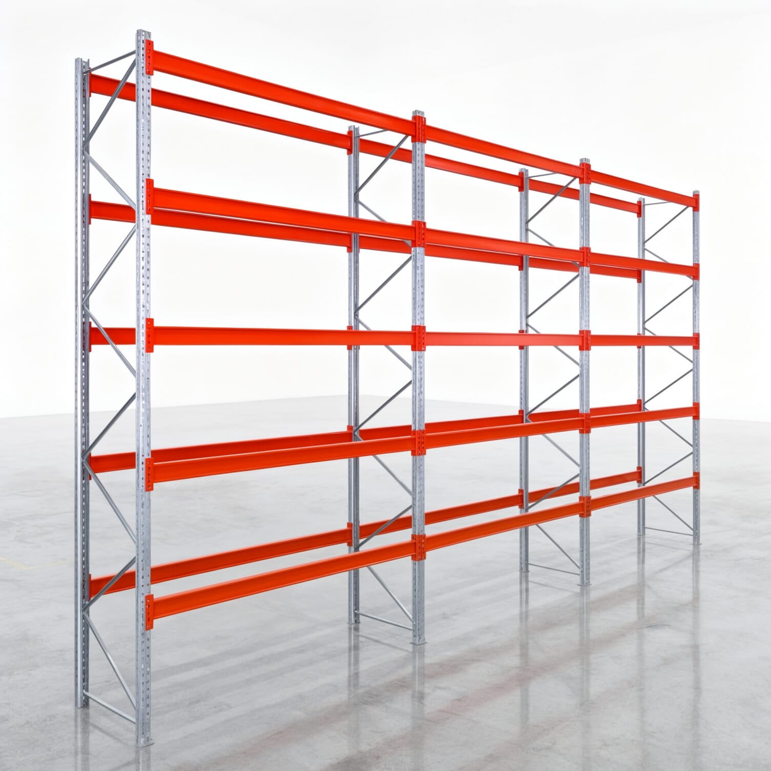 Palletstellingen PRX 1000, Europallet, H: 4.600 mm, B: 8.500 mm, Palletgewicht: 1.000 kg, Palletplaatsen: 54