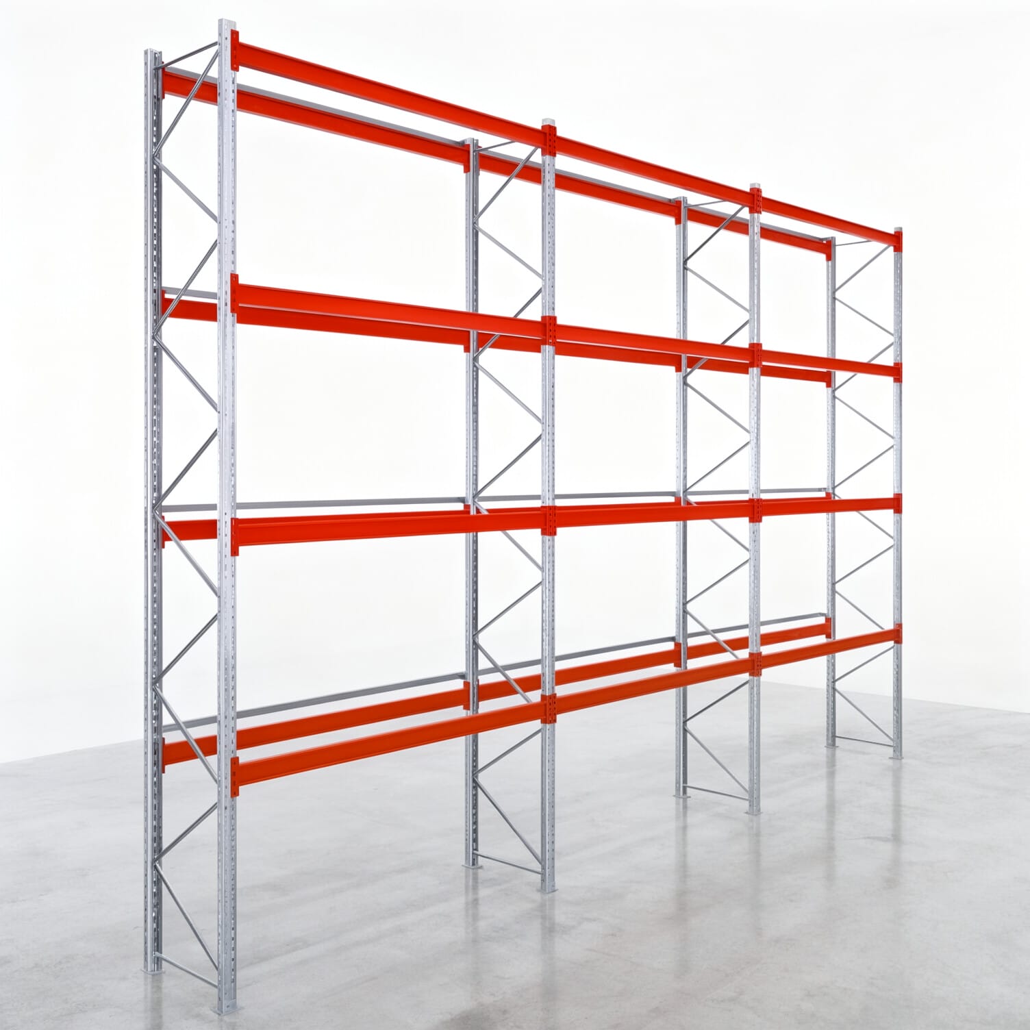 Palletstellingen PRX 1000, Europallet, H: 5.600 mm, B: 8.500 mm, Palletgewicht: 1.000 kg, Palletplaatsen: 45