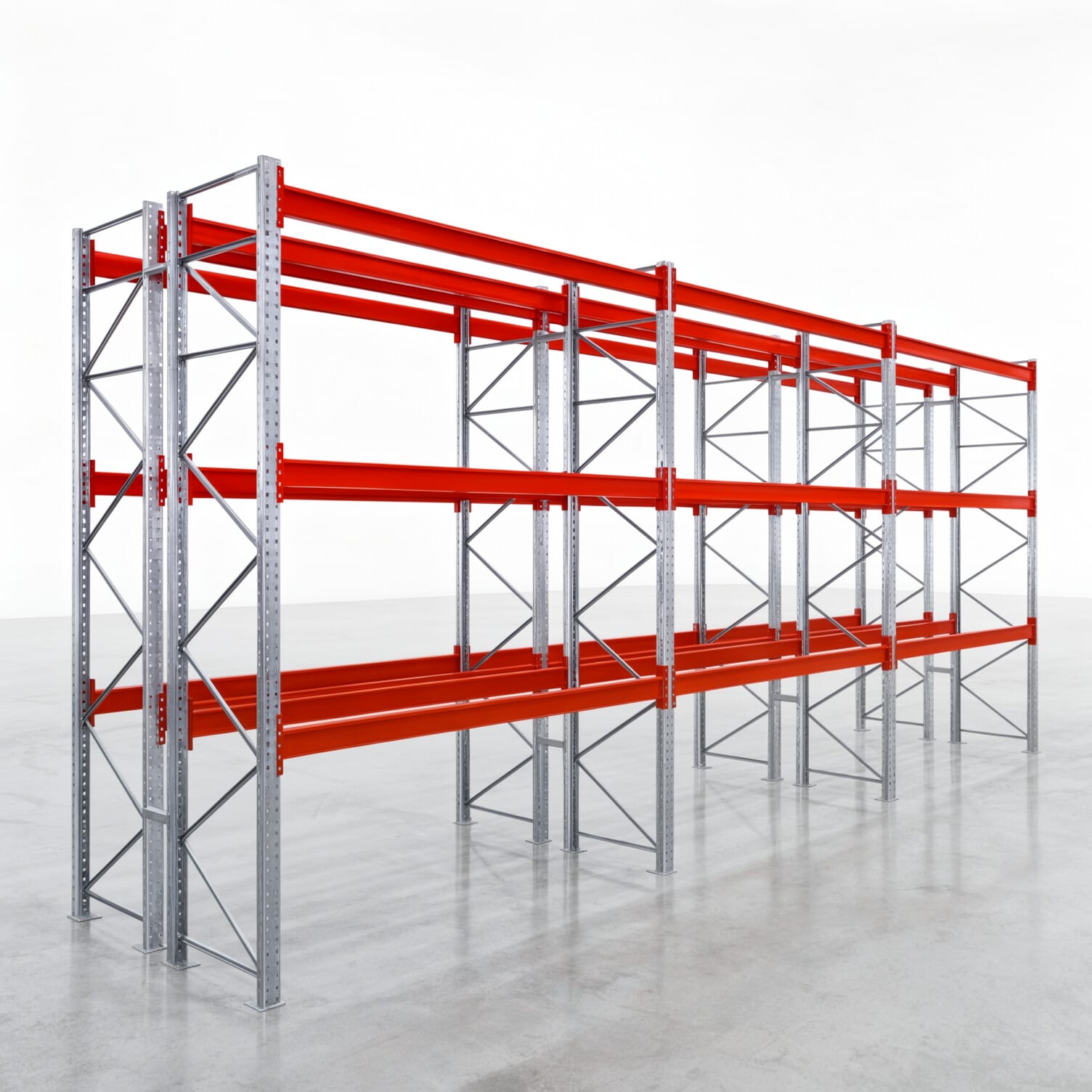 Palletstellingen PRX 1000, Europallet, H: 3.600 mm, B: 8.500 mm, Palletgewicht: 500 kg, Palletplaatsen: 72
