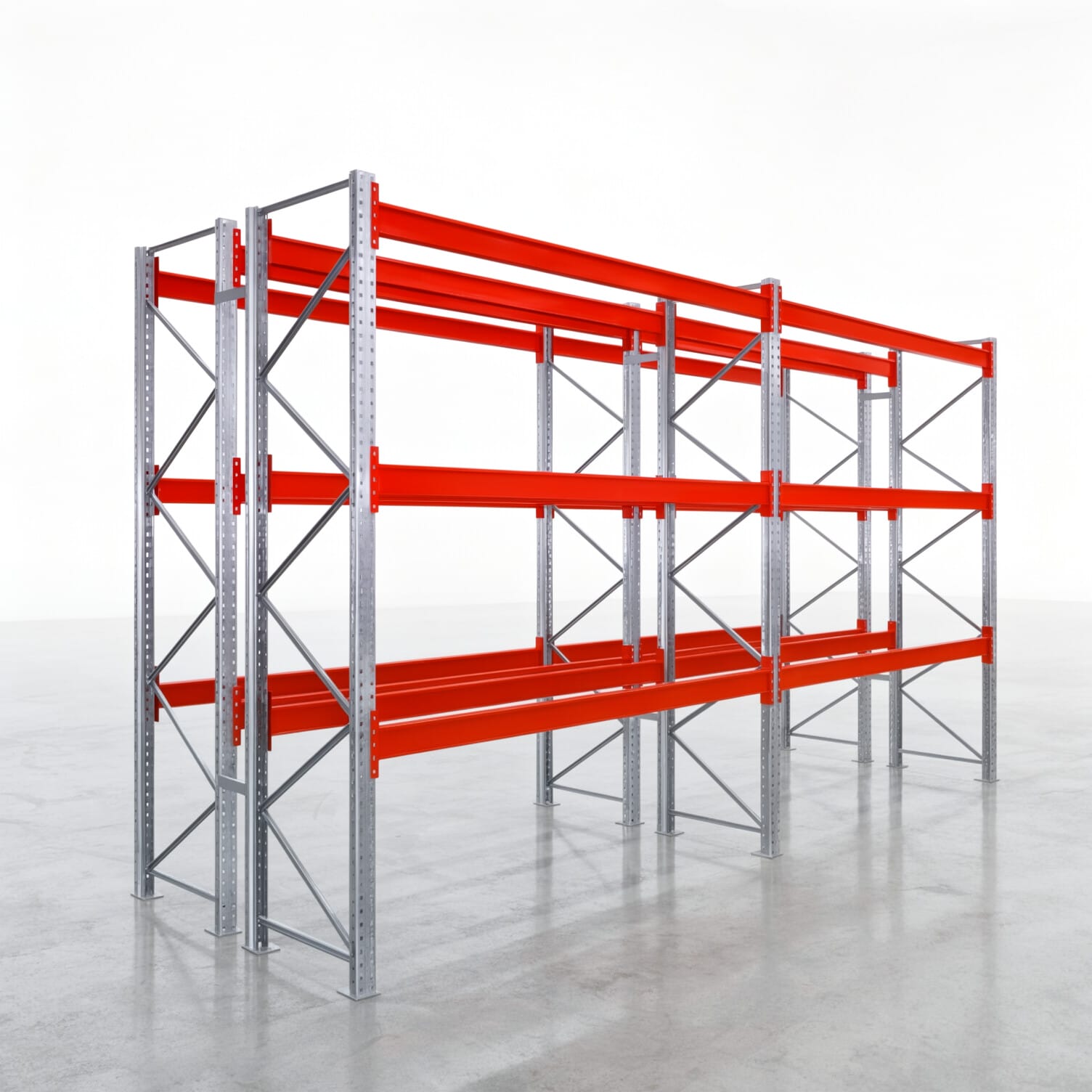 Palletstellingen PRX 1000, Europallet, H: 3.100 mm, B: 5.700 mm, Palletgewicht: 1.000 kg, Palletplaatsen: 48