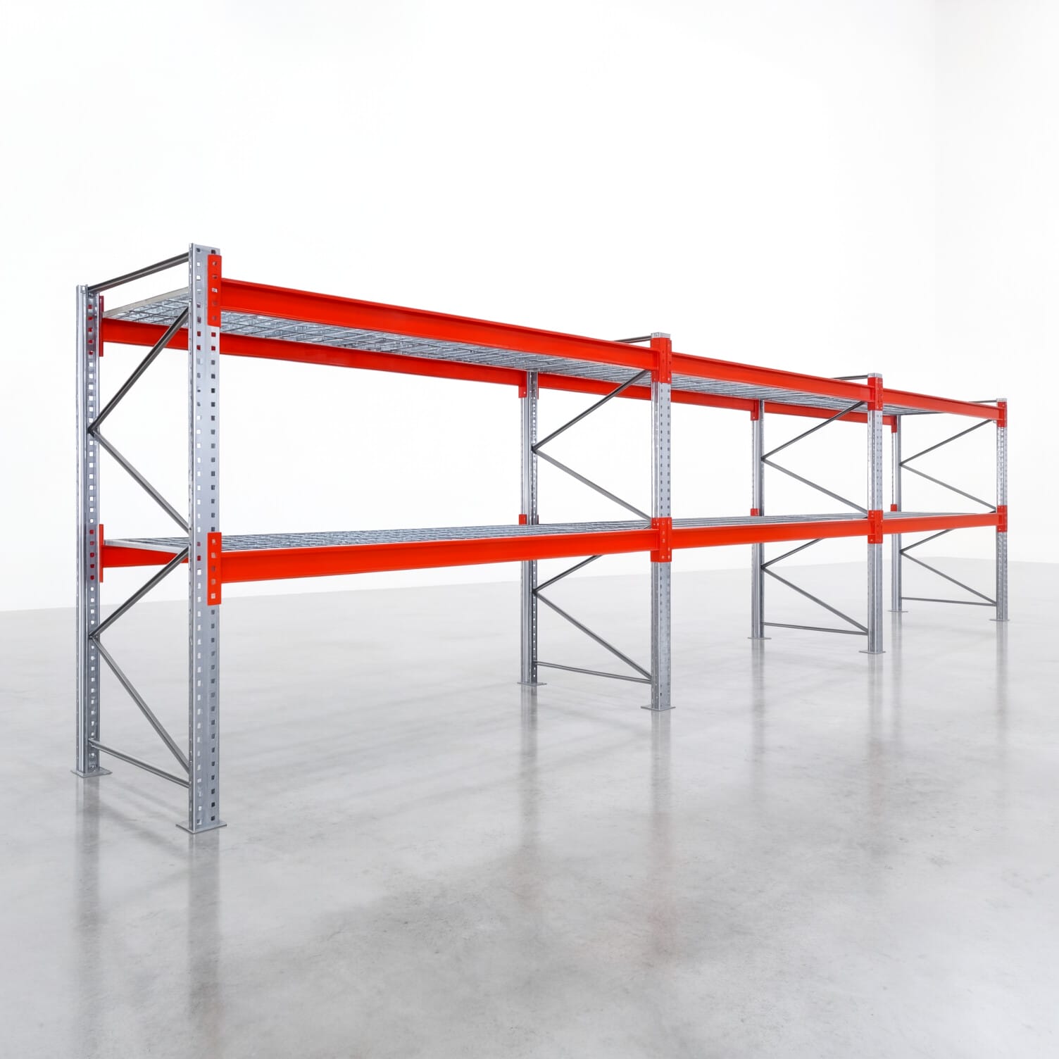 Palletstellingen PRX 1000, Europallet, H: 2.100 mm, B: 8.500 mm, Palletgewicht: 1.000 kg, Palletplaatsen: 27