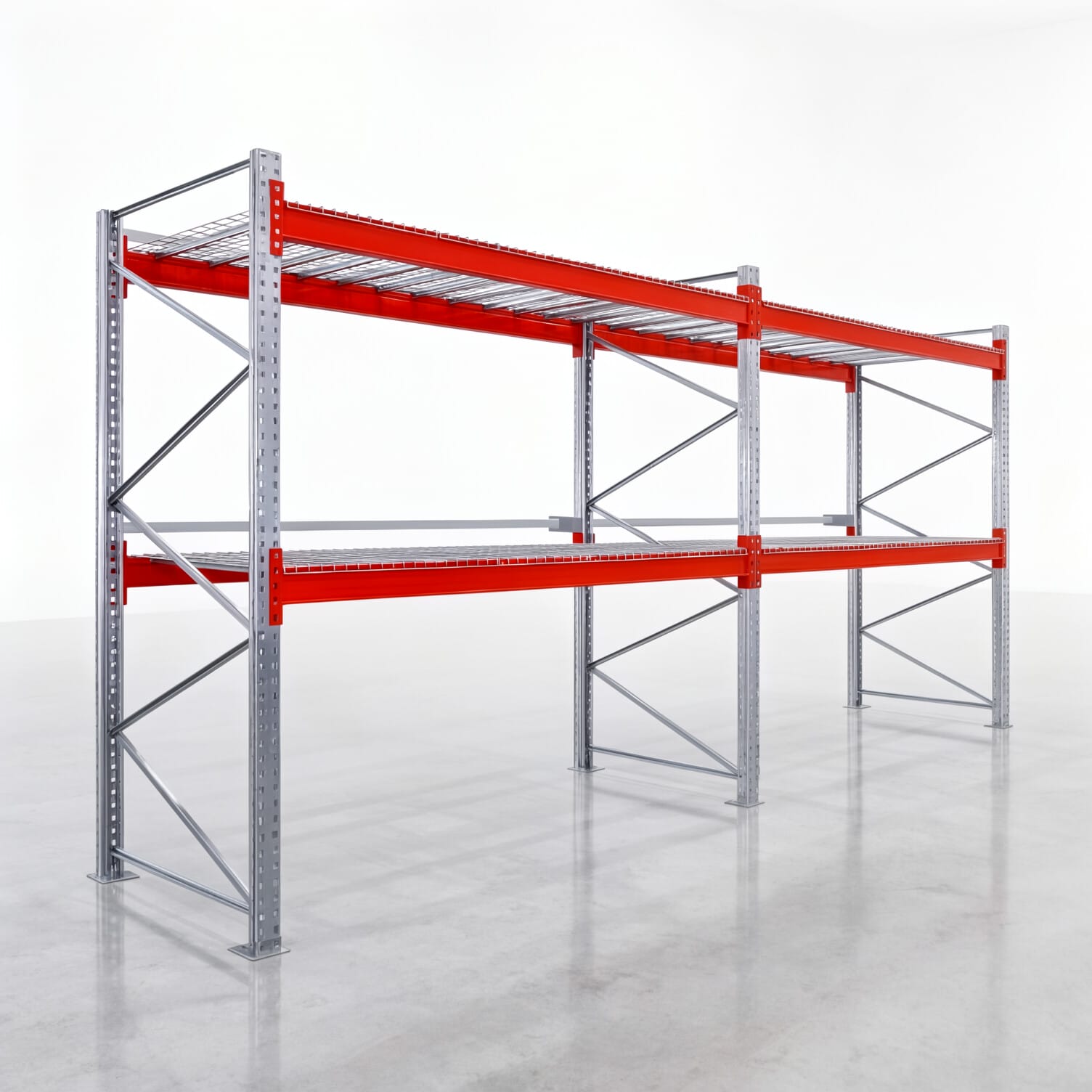 Palletstellingen PRX 1000, Europallet, H: 2.600 mm, B: 5.700 mm, Palletgewicht: 750 kg, Palletplaatsen: 18