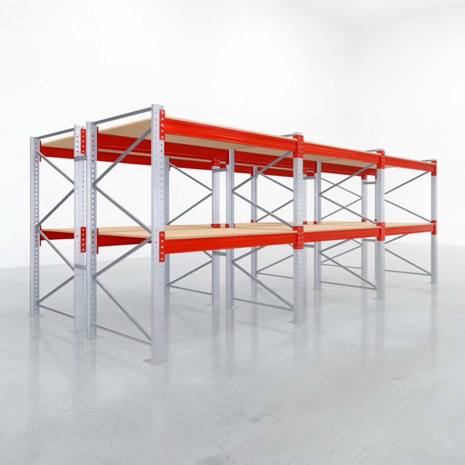 Palletstellingen PRX 1000, Europallet, H: 2.100 mm, B: 5.800 mm, Palletgewicht: 1.000 kg, Palletplaatsen: 18