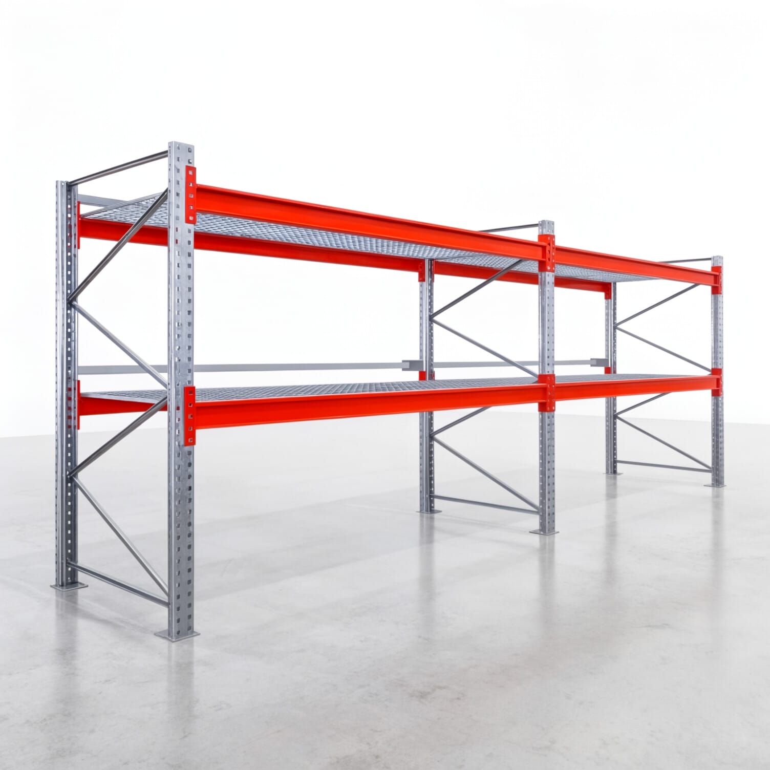 Palletstellingen PRX 1000, Europallet, H: 2.100 mm, B: 5.700 mm, Palletgewicht: 500 kg, Palletplaatsen: 18