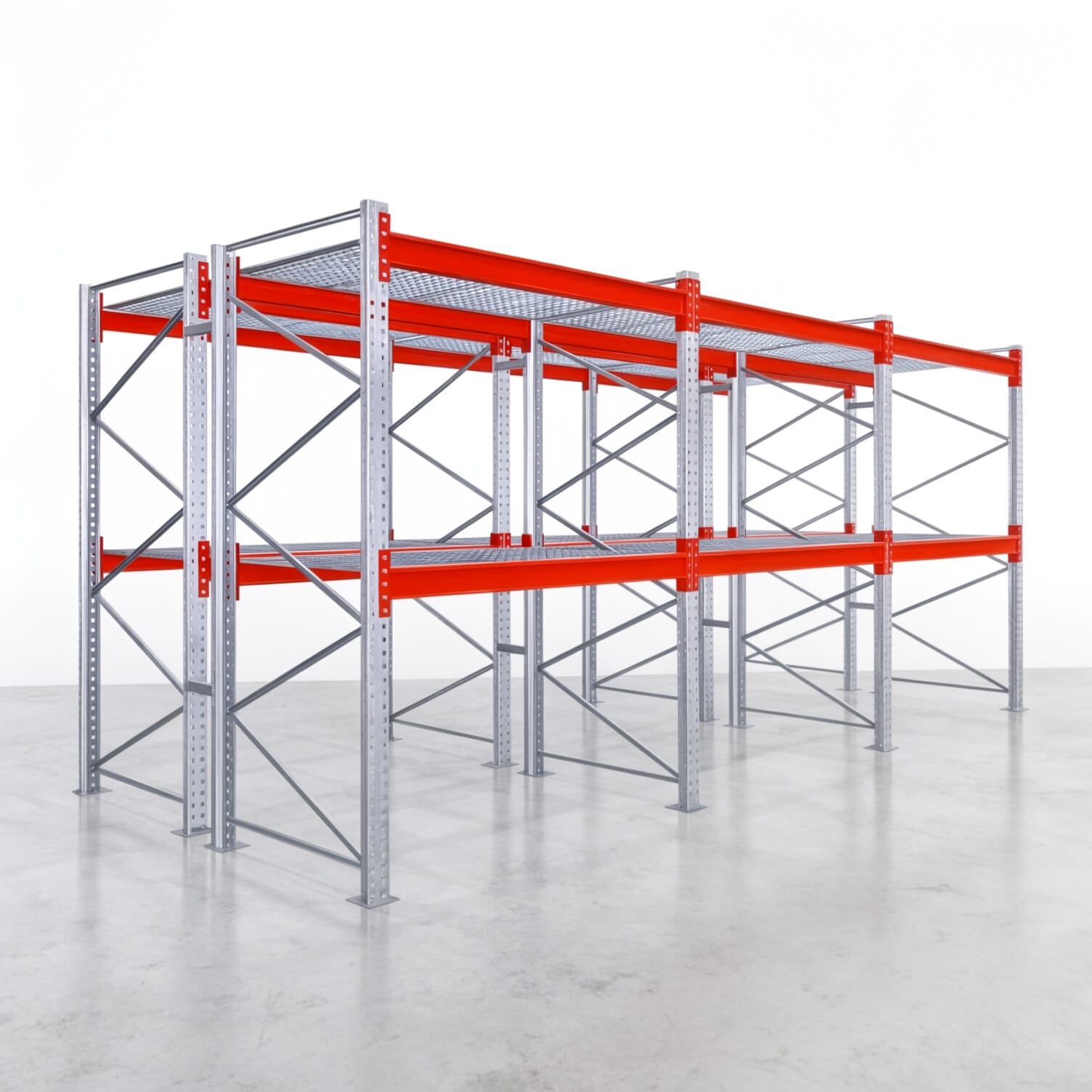 Palletstellingen PRX 1000, Europallet, H: 2.600 mm, B: 5.800 mm, Palletgewicht: 500 kg, Palletplaatsen: 18