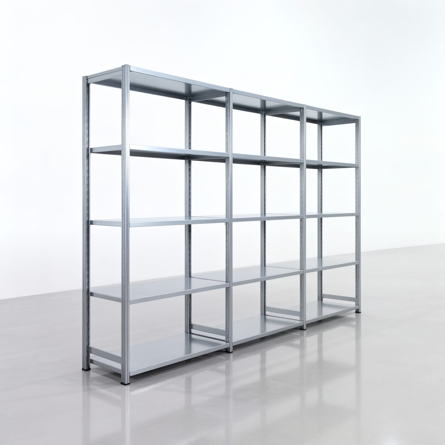 Legbordstelling FBX 4000, H: 2.000 mm, B: 3.023 mm, D: 500 mm, Niveaus: 5