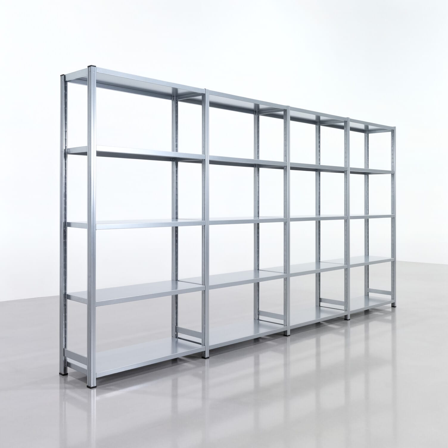 Legbordstelling FBX 4000, H: 2.000 mm, B: 4.020 mm, D: 400 mm, Niveaus: 5