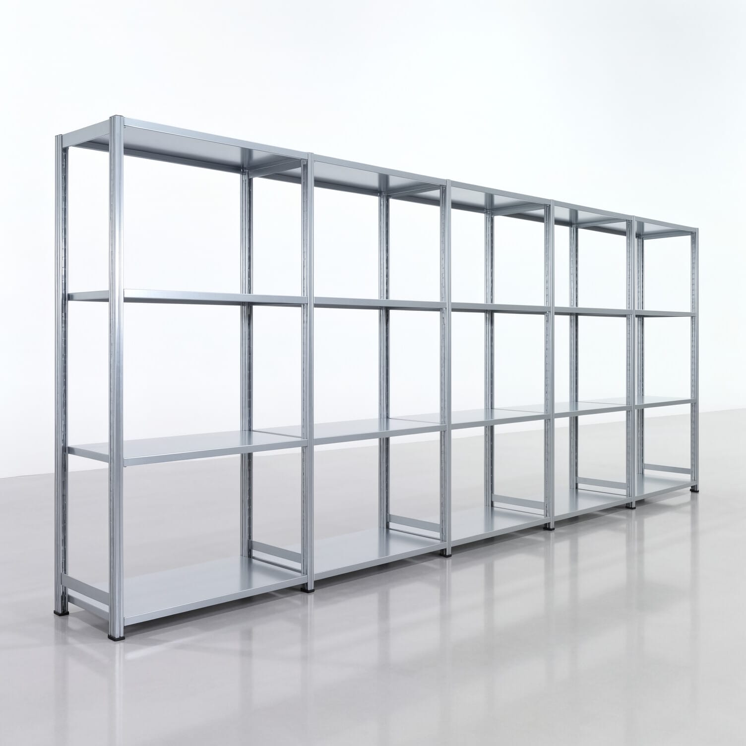 Legbordstelling FBX 4000, H: 2.000 mm, B: 5.017 mm, D: 500 mm, Niveaus: 4