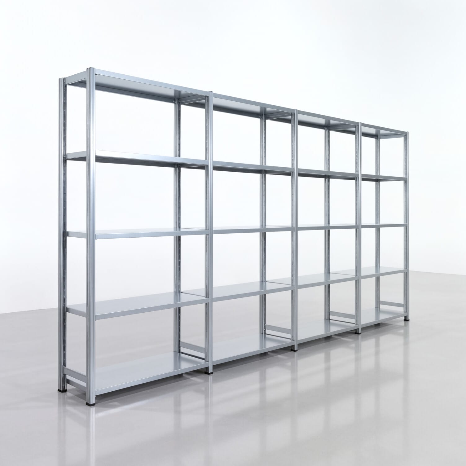 Legbordstelling FBX 4000, H: 2.000 mm, B: 4.020 mm, D: 400 mm, Niveaus: 5