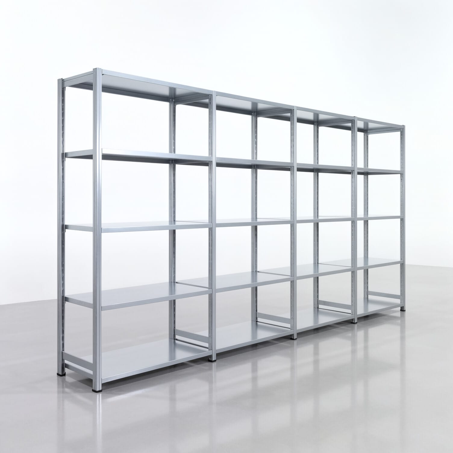 Legbordstelling FBX 4000, H: 2.000 mm, B: 4.020 mm, D: 500 mm, Niveaus: 5