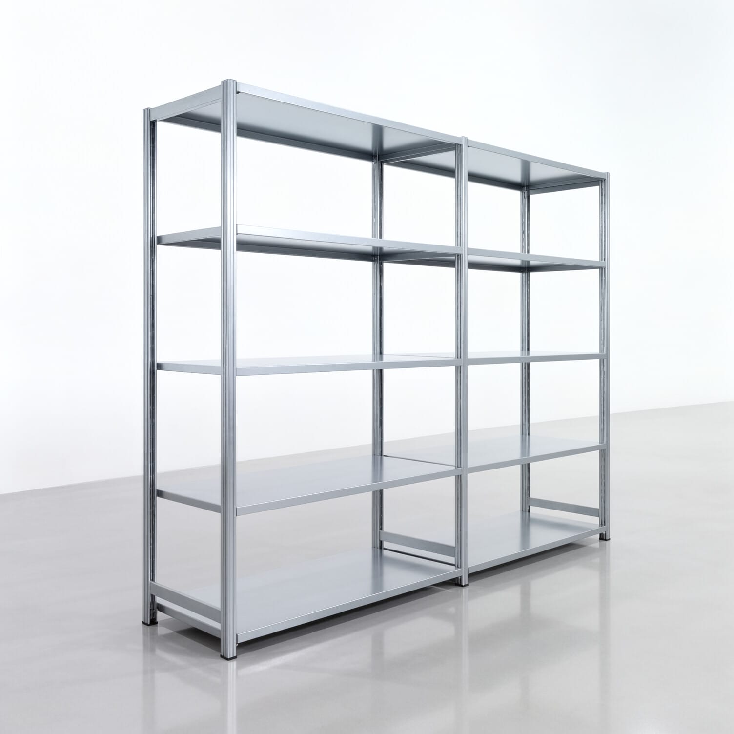 Legbordstelling FBX 4000, H: 2.000 mm, B: 2.626 mm, D: 600 mm, Niveaus: 5
