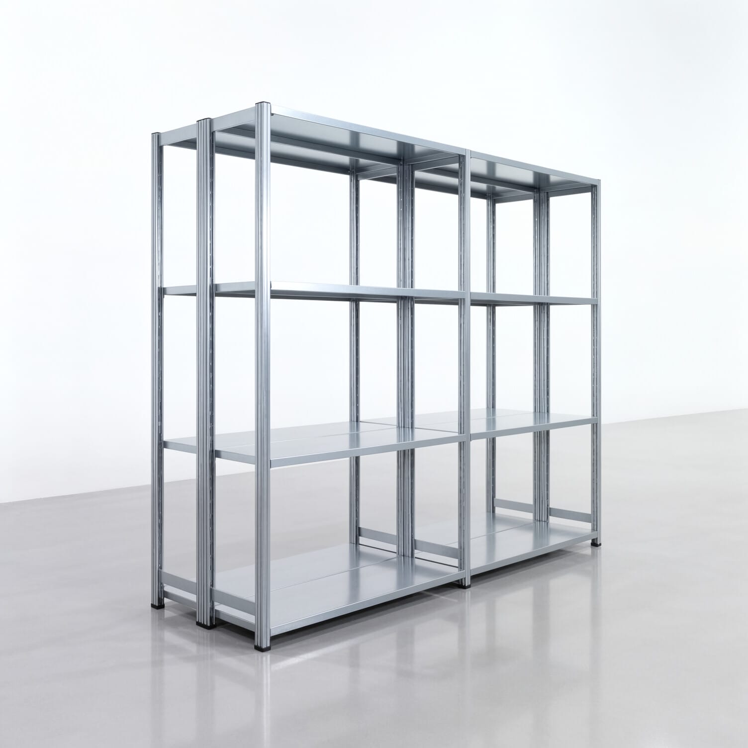 Legbordstelling FBX 4000, H: 2.000 mm, B: 2.426 mm, D: 400 mm, Niveaus: 4