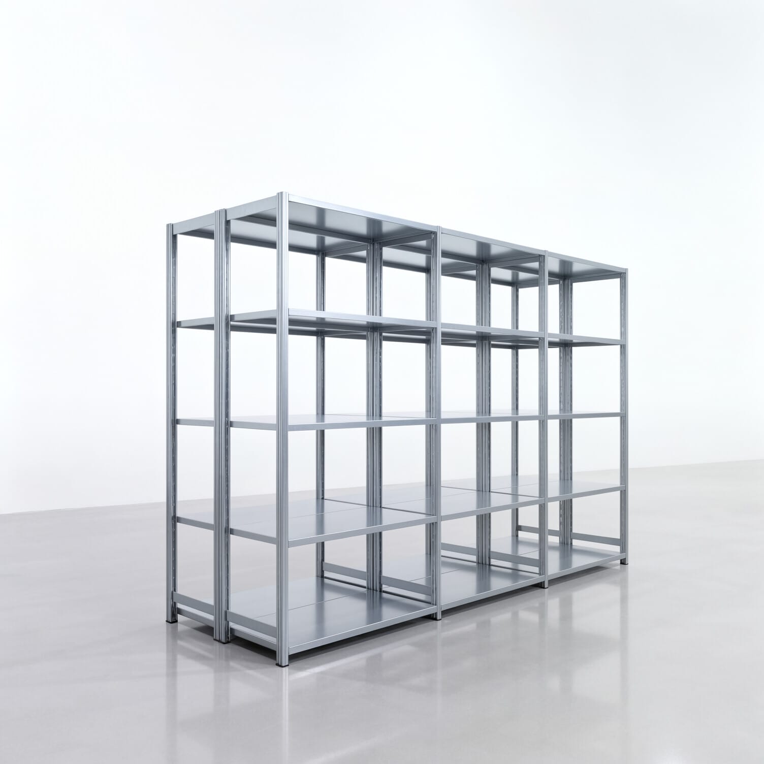 Legbordstelling FBX 4000, H: 2.000 mm, B: 3.023 mm, D: 500 mm, Niveaus: 5