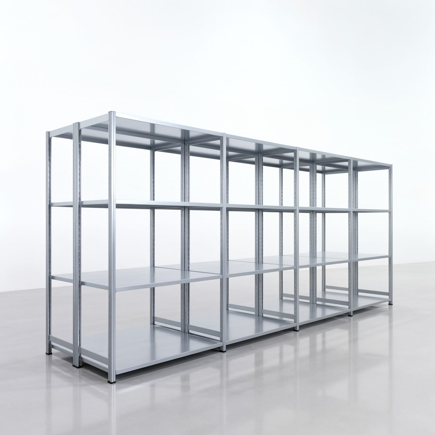 Legbordstelling FBX 4000, H: 2.000 mm, B: 4.820 mm, D: 600 mm, Niveaus: 4