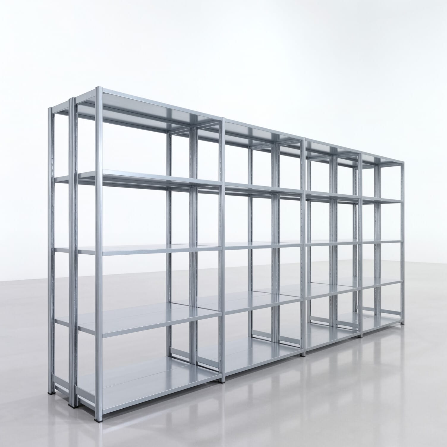 Legbordstelling FBX 4000, H: 2.250 mm, B: 4.820 mm, D: 400 mm, Niveaus: 5