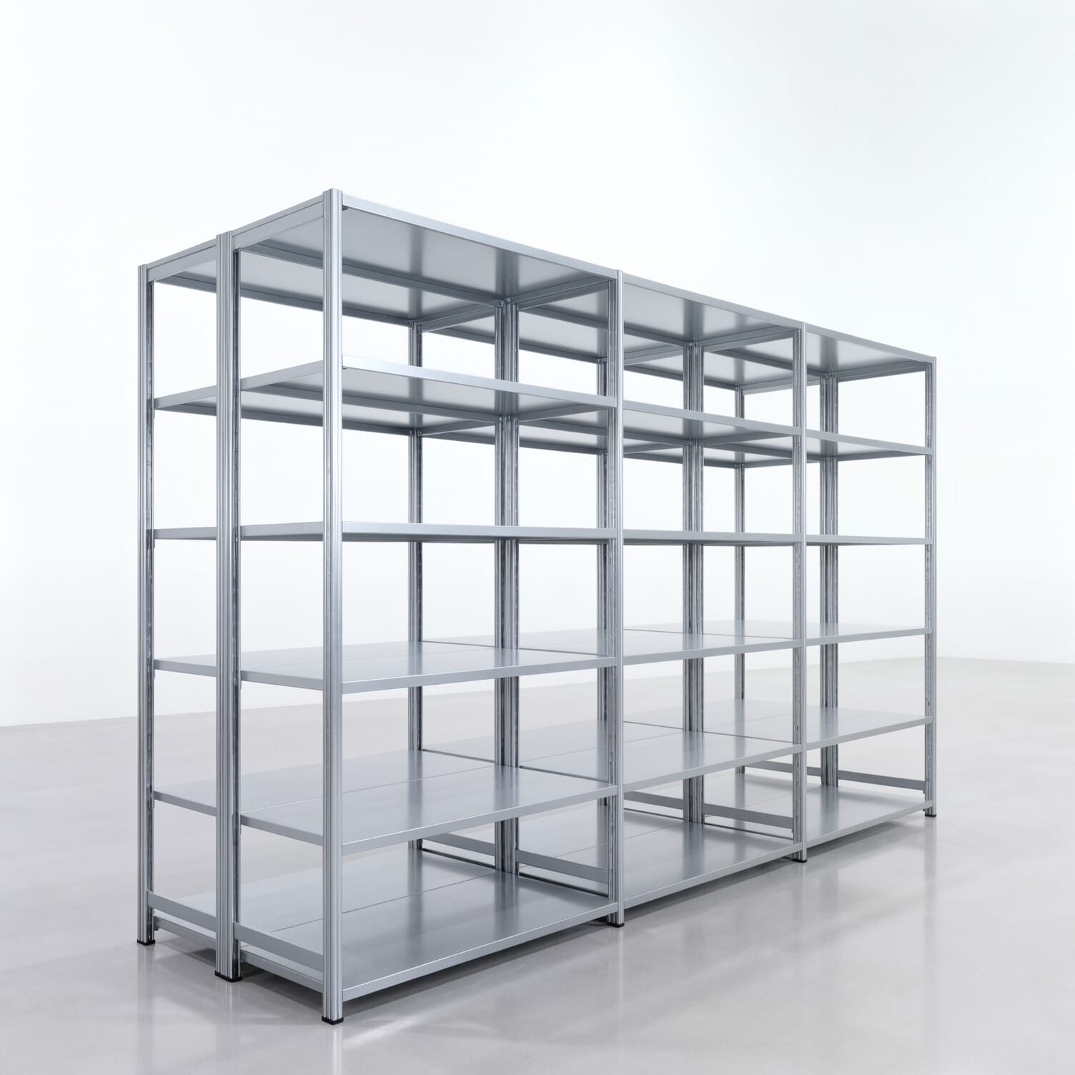 Legbordstelling FBX 4000, H: 2.250 mm, B: 3.623 mm, D: 600 mm, Niveaus: 6