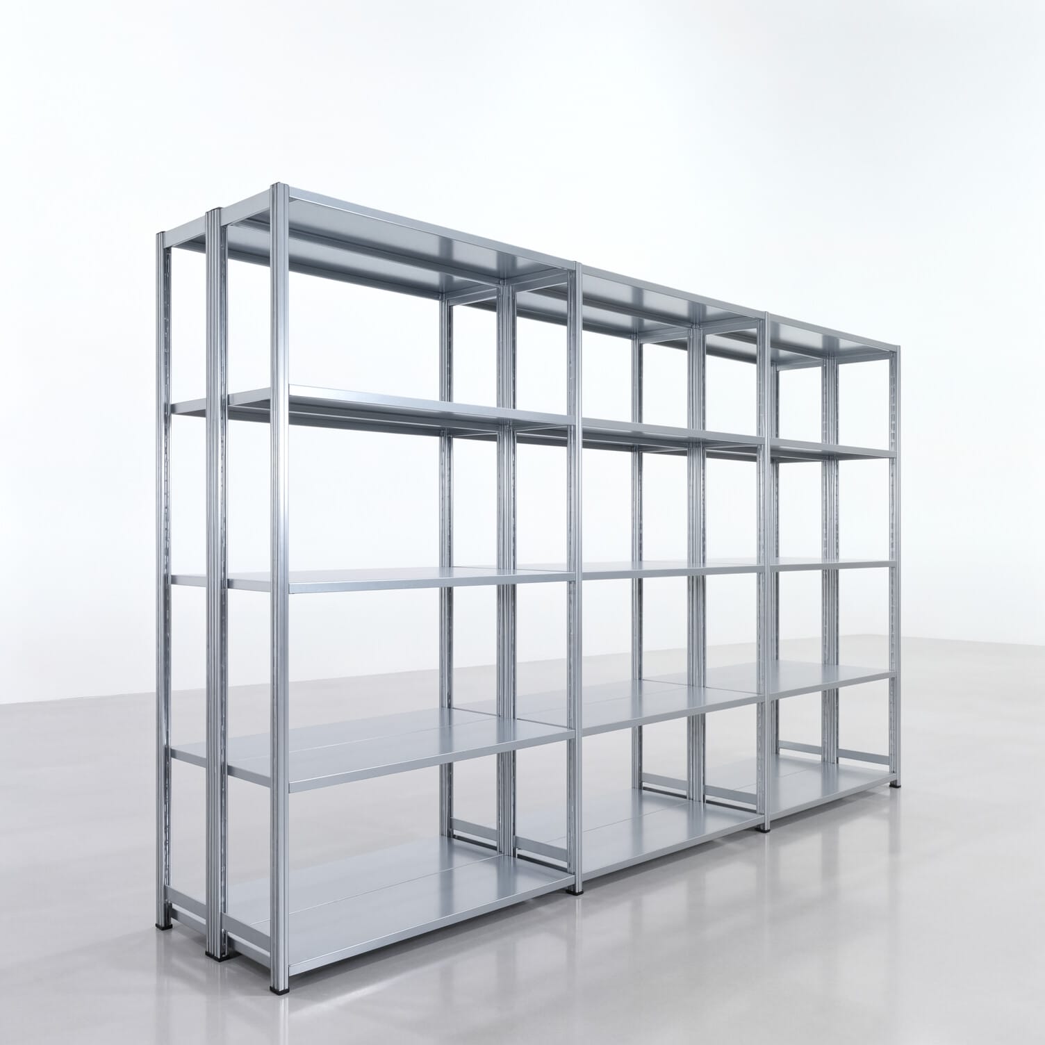 Legbordstelling FBX 4000, H: 2.350 mm, B: 3.923 mm, D: 400 mm, Niveaus: 5