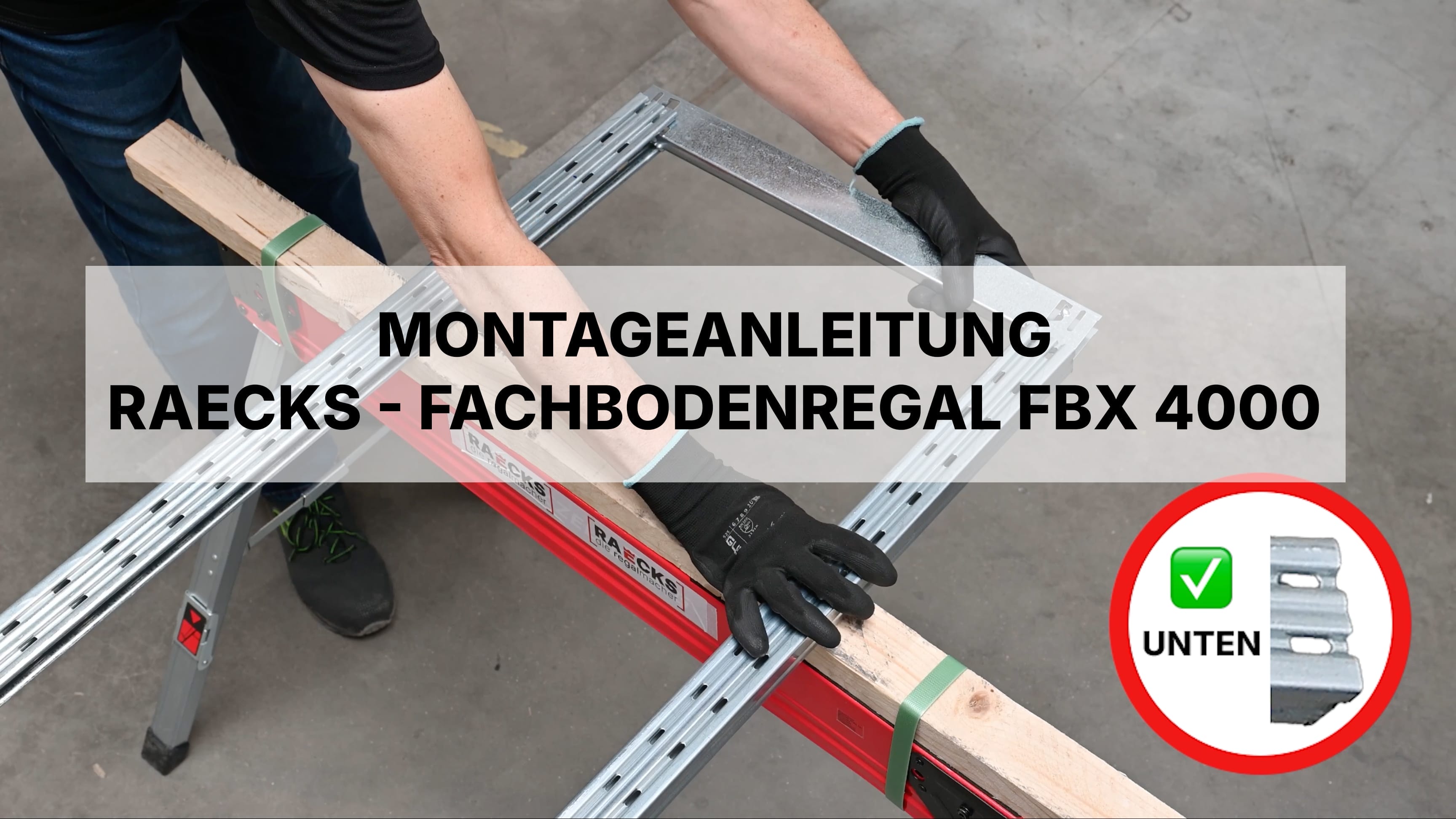 Legbordstelling FBX 4000, H: 2.000 mm, B: 3.023 mm, D: 500 mm, Niveaus: 5