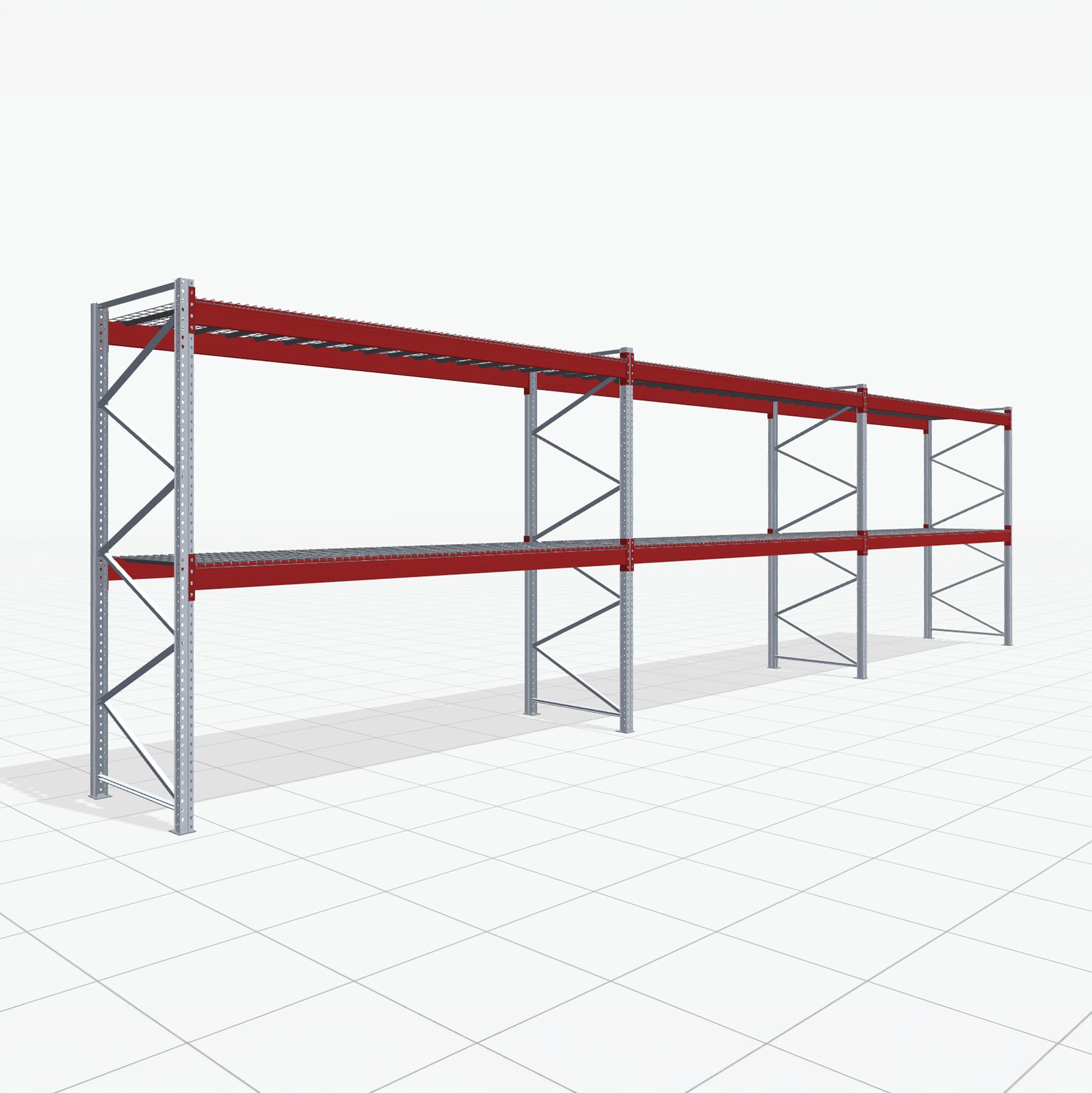 Palletstelling Basic PRB 1100, H: 3.000 mm, B: 11.150 mm, Gewicht van de pallet: 500, Palletplaatsen: 36