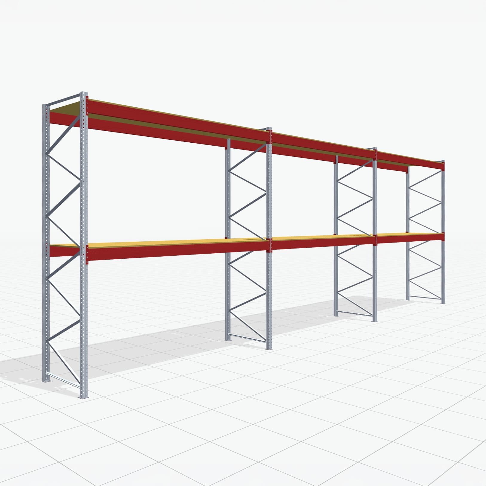 Palletstelling Basic PRB 1100, H: 4.000 mm, B: 11.150 mm, Gewicht van de pallet: 800, Palletplaatsen: 36